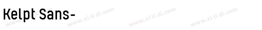 Kelpt Sans字体转换